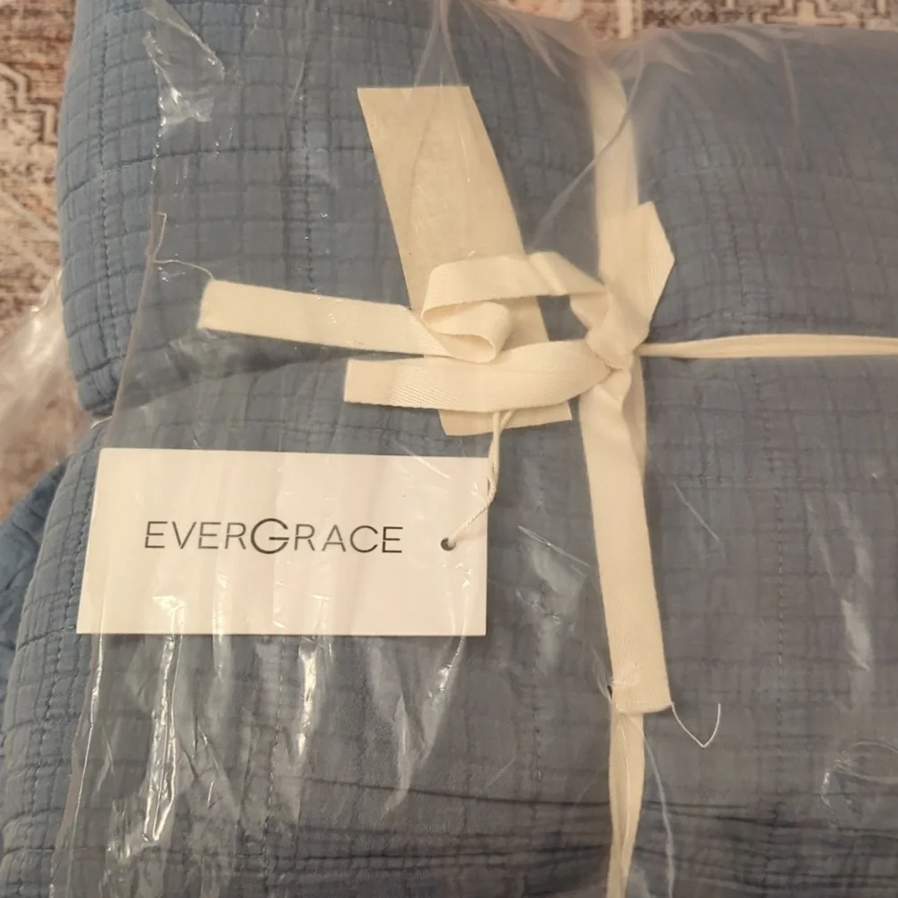 EVERGRACEHOME Stonewashed Cotton Quilt Set King Size, Ultra Soft Oversized Bedsp